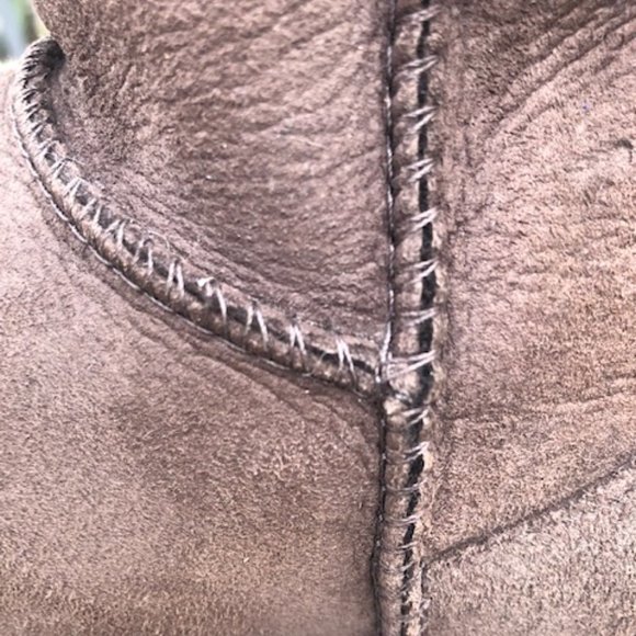 Brown Classic Short II Suede Sherpa Shearling Sheepskin 3825 - Picture 14 of 14